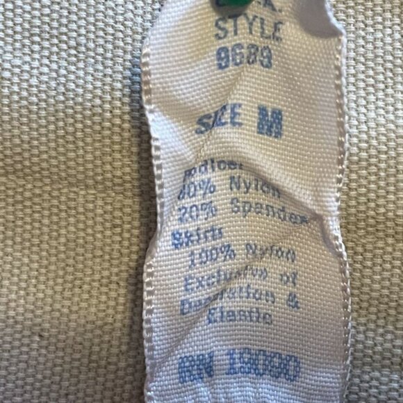 70s Vintage Olga Red Lace Trim Nylon & Spandex Negligee Nightgown Size M - Picture 6 of 6